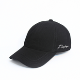 BLACK MINIMALSIT BASEBALL CAP
